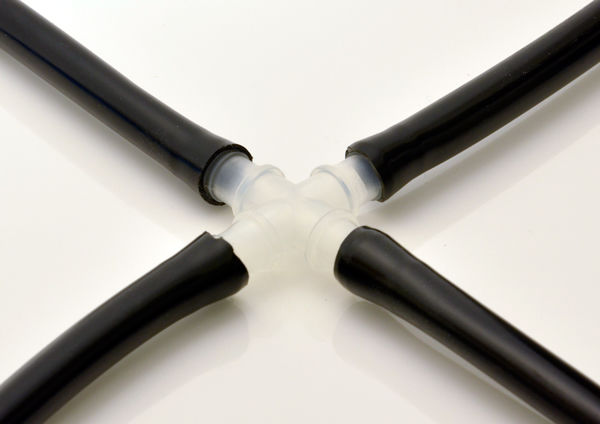 THC-TC4-10 4- Fache Schlauchverbinder TC4 10 mm