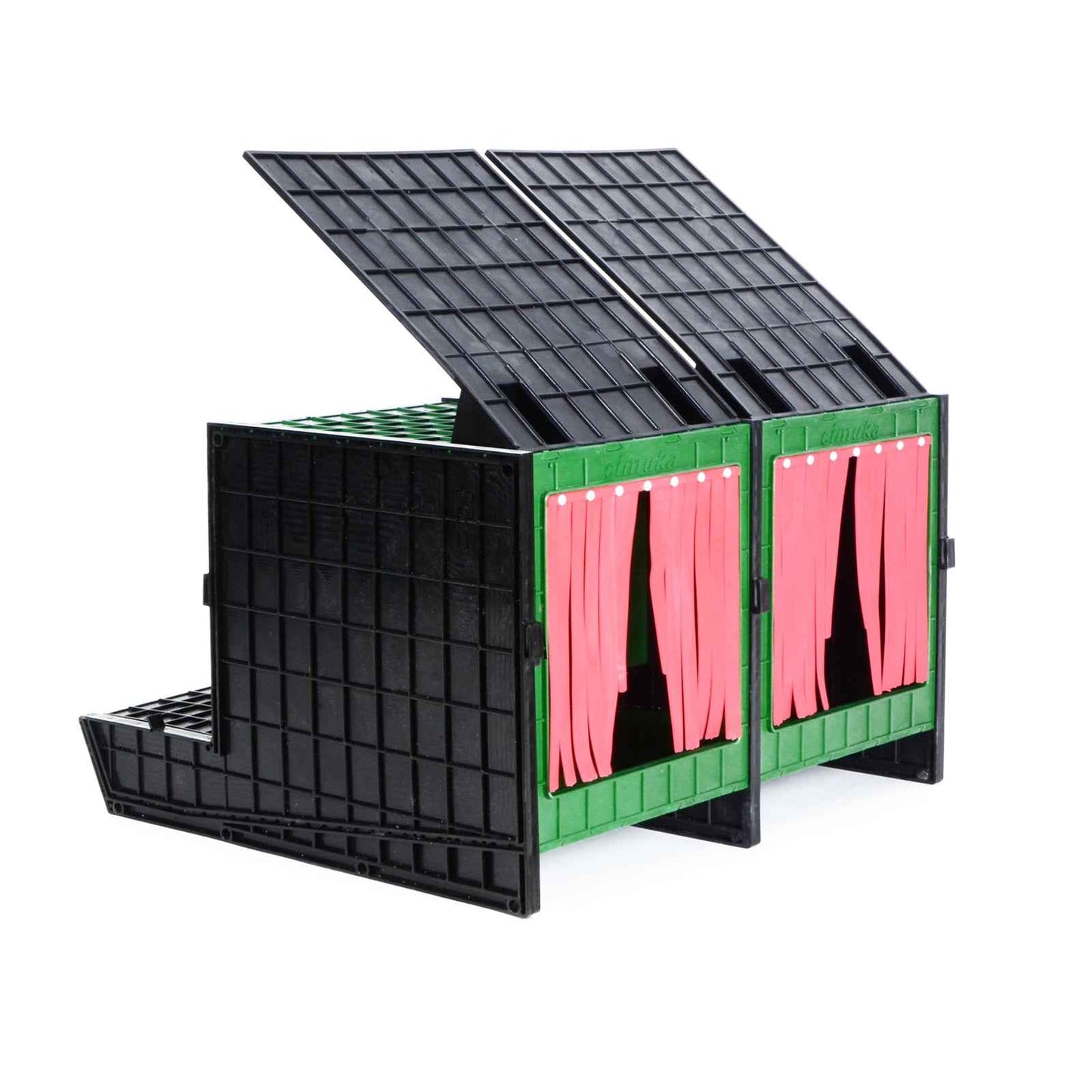 Laying nest with rear egg collection 2 compartments NB-PR-2BC