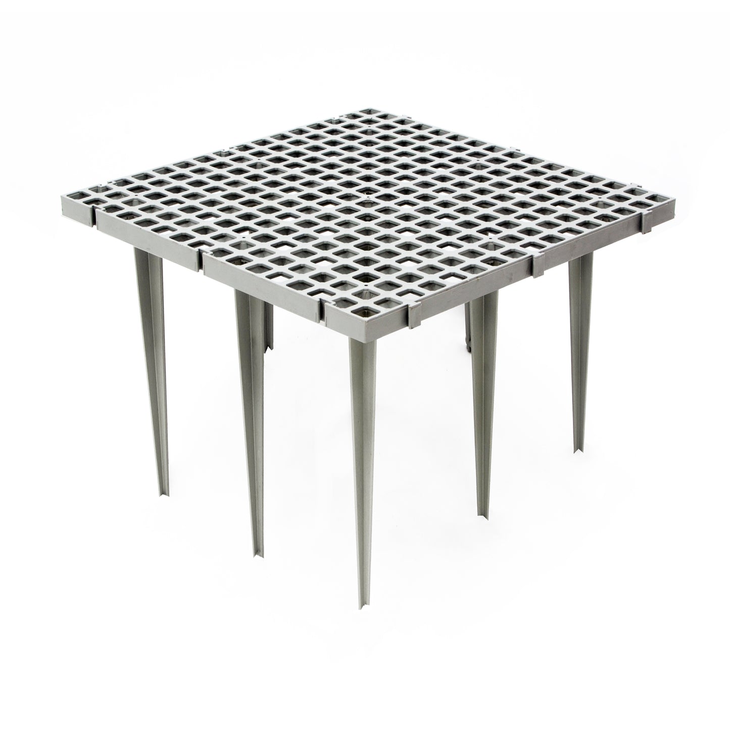 PF-CH-G23-H41 Kunststoffsrost 50x50 cm mit 9 x 40 cm Beinen