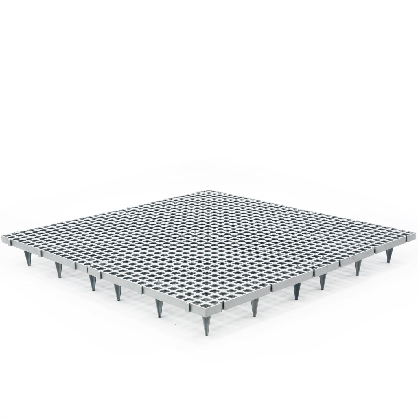 PF-CH-G23-H11 Kunststoffsrost 50x50 cm mit 9 x 10 cm Beinen