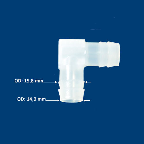 THC-LC-14 L - Schlauchverbinder LC 14 x 14 mm