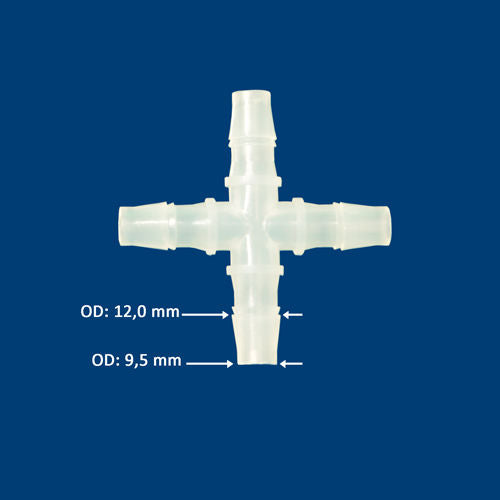 THC-TC4-10 4- Fache Schlauchverbinder TC4 10 mm