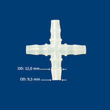 THC-TC4-10 4- Fache Schlauchverbinder TC4 10 mm