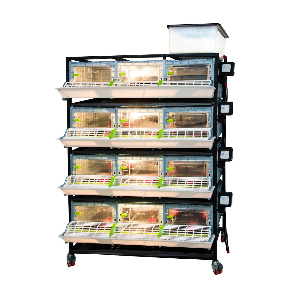 Chick brooding box with 4 tiers - CB25-03-4K