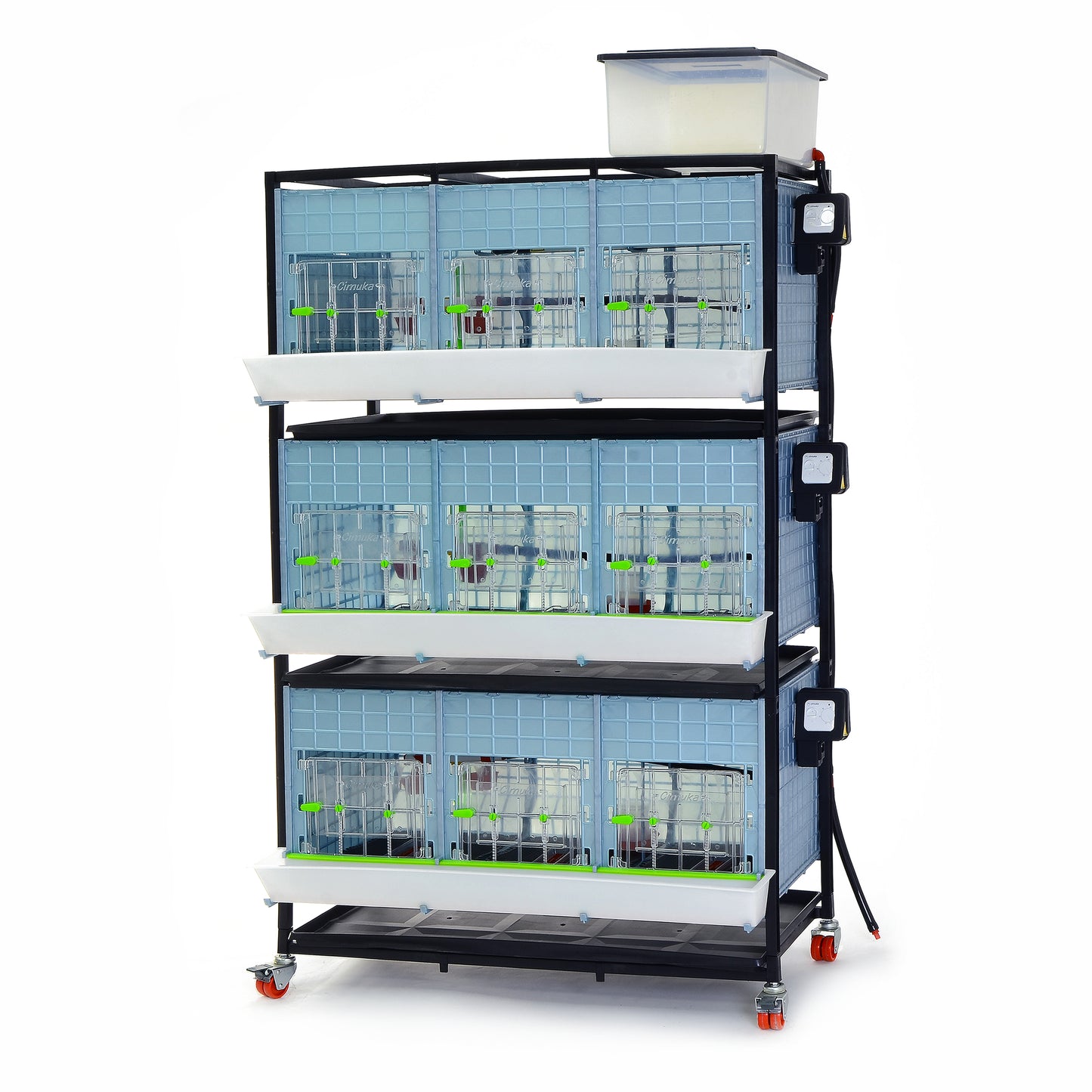 CB40-03-3K – Kükenaufzuchtbox mit 3 Etagen