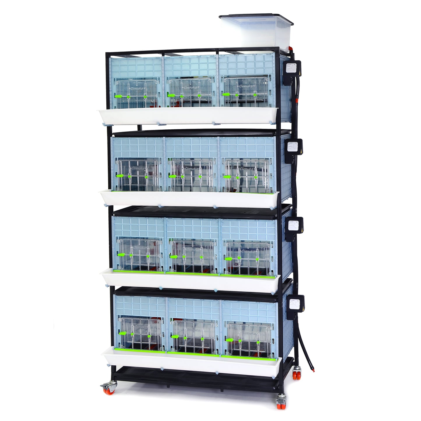 CB40-03-4K – Kükenaufzuchtbox mit 4 Etagen