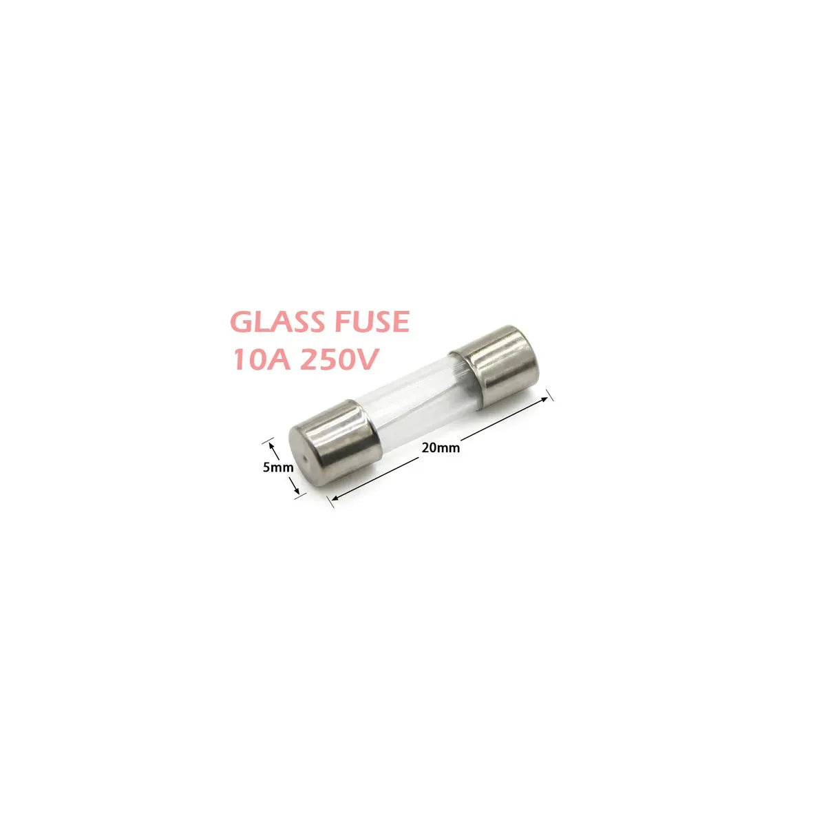 Feinsicherung – träge 10 A, 5×20 mm EL0092