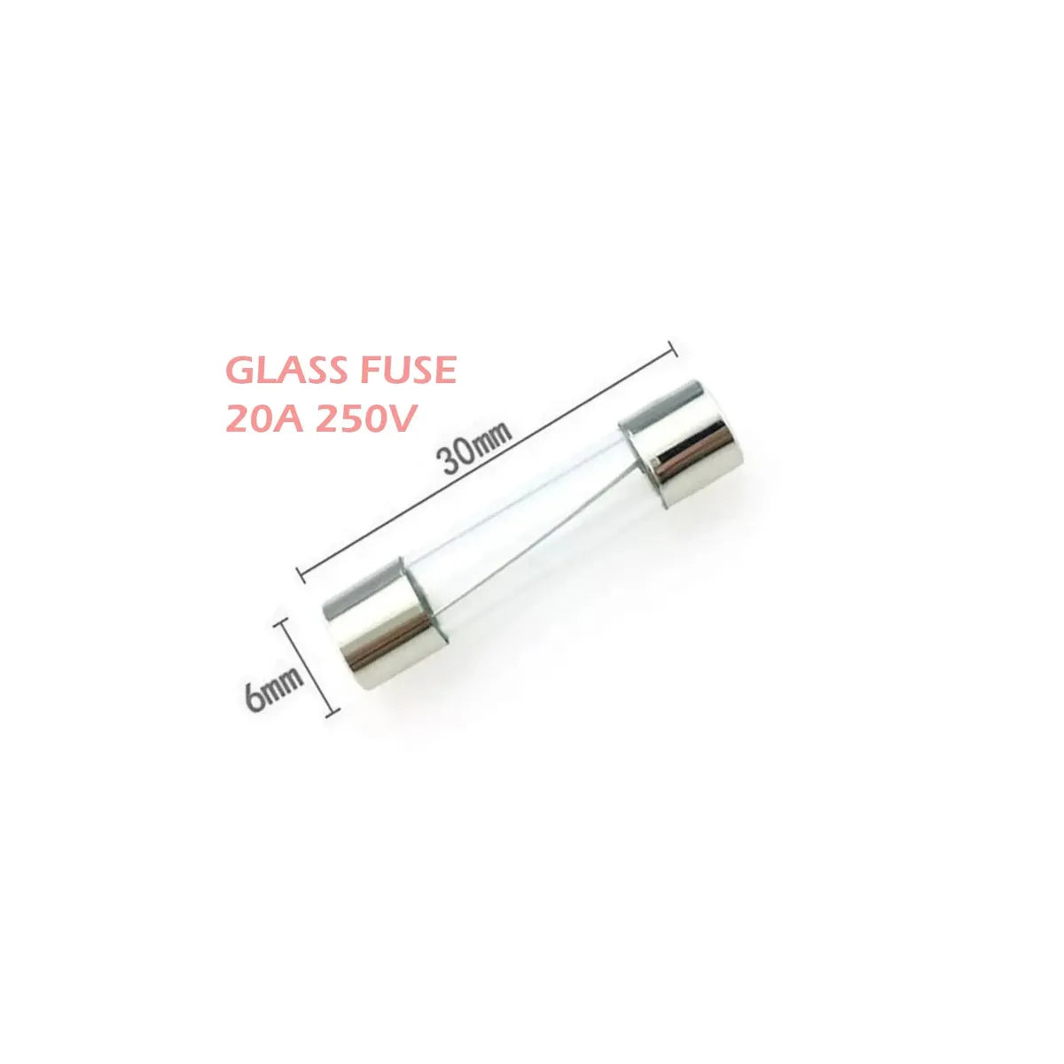 Feinsicherung – träge 20A 6X30MM EL0094