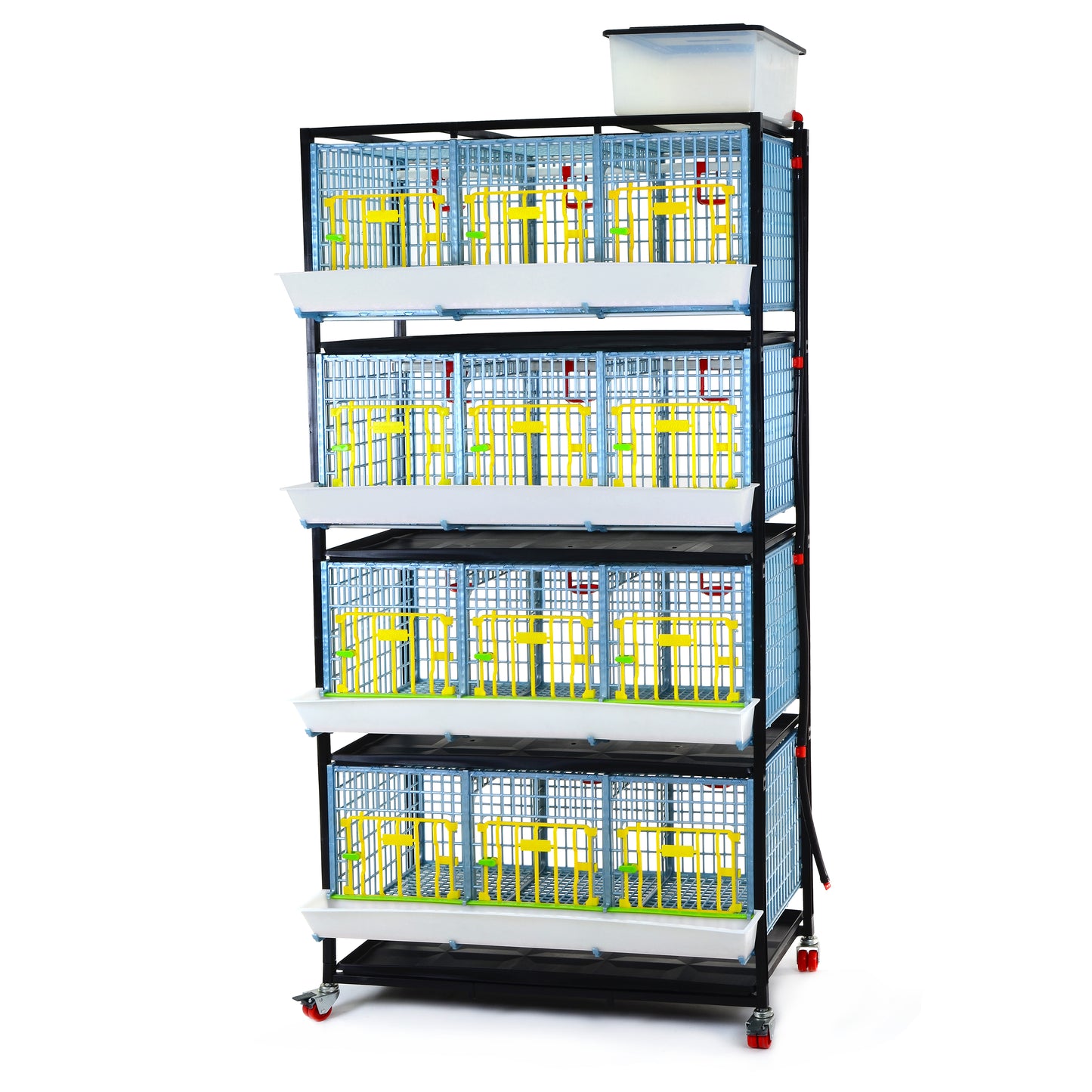 GL40-03-4K – Entwicklungsbox mit 4 Etagen für Jungtiere