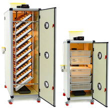 Complete set as incubator and hatcher machines from prodi HB700S and HB175H