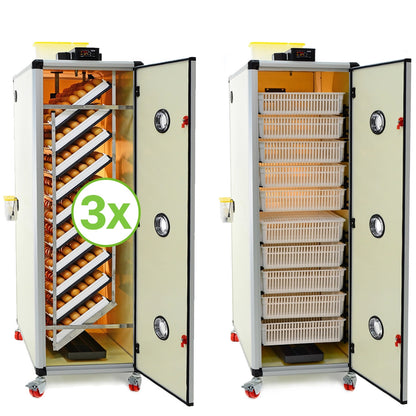Entwicklungs und Schlupfmaschinen von cimuka Prodi HB700S + HB700H