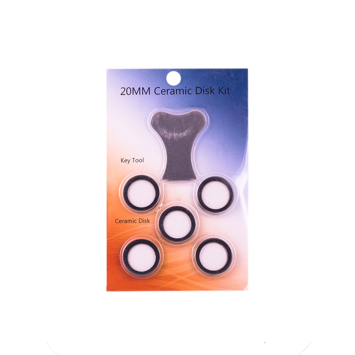 HMS-YD5+A Humisonic Ersatzteil – Scheibe + Schlüssel (5 Stück)