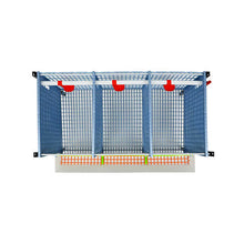 Rebhuhn-Zuchtbox mit 3 Abteilen, 1 Etage - KYK-03-1K