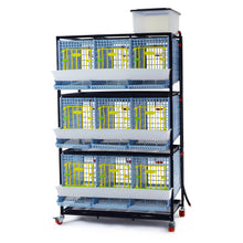 KYK-03-3K – Rebhuhnbox mit 3 Abteilen, 3 Etagen