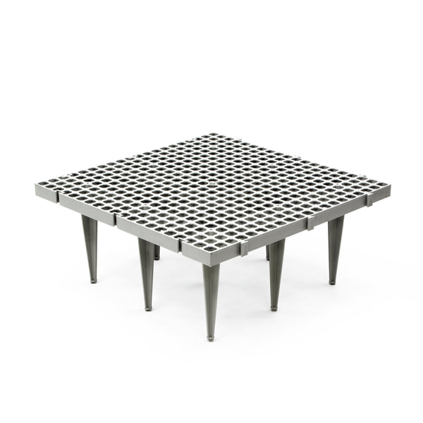 PF-CH-G18-H21 Kunststoffsrost 50x50 cm mit 9 x 20 cm Beinen