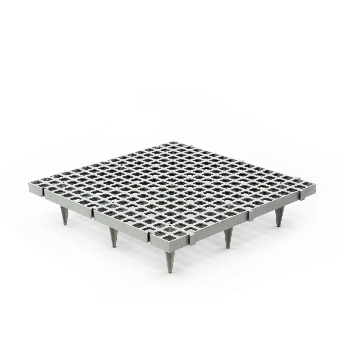 Kunststoffsrost 50x50 cm mit 9 x 10 cm Beinen - PF-CH-G23-H11