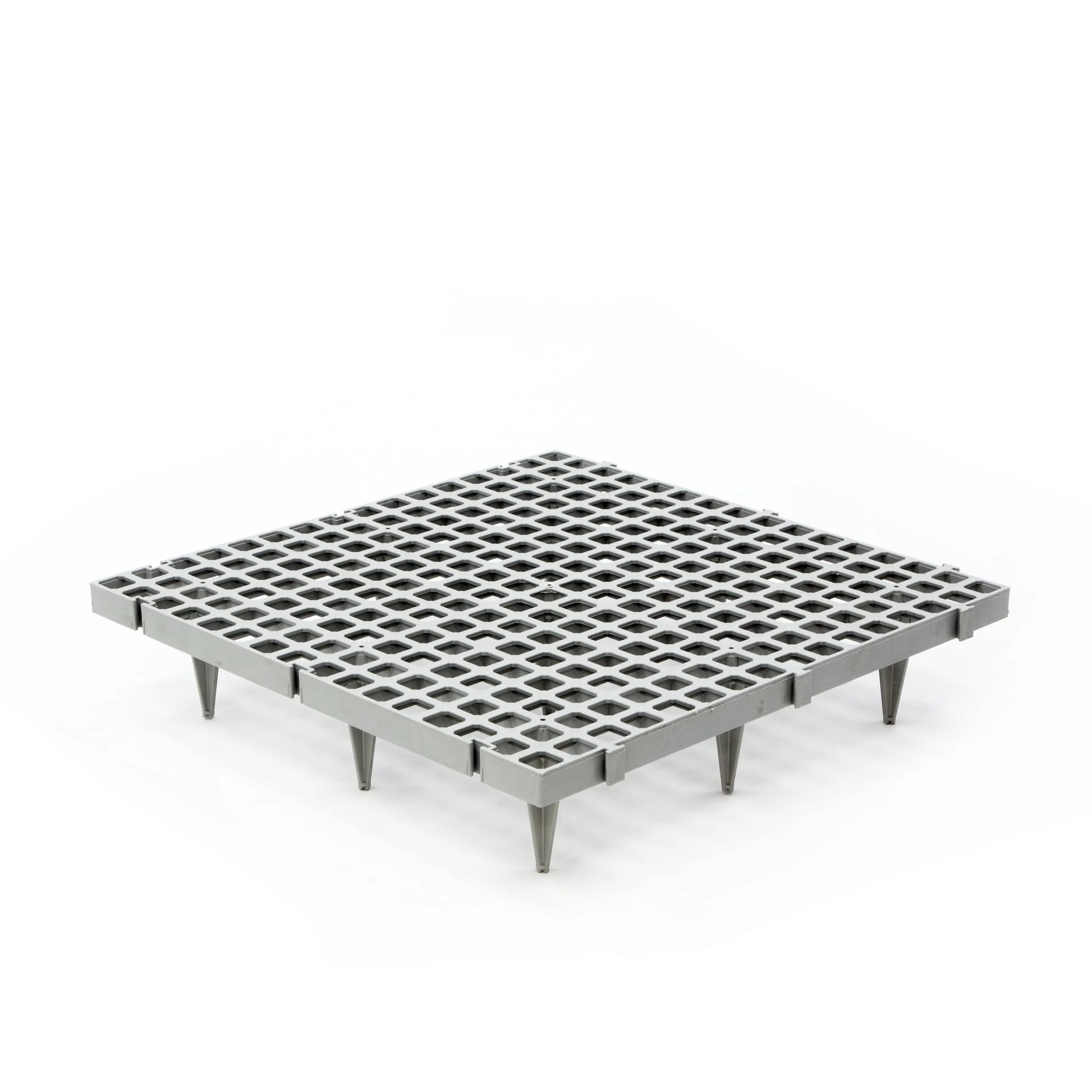 Kunststoffsrost 50x50 cm mit 9 x 10 cm Beinen - PF-CH-G23-H11