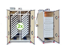 Brutmaschinen-Set: 2 x T4800S Entwicklung+ 1 x T2400H Schlupf (bis 12.000 Eier)