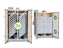 Gewerbliches Brutmaschinen-Set: 3 x T4800S Entwicklung + 1 x T4800H Schlupf (bis 19.200 Eier)