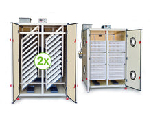 Gewerbliches Brutmaschinen-Set: 2 x T4800S Entwicklung + 1 x T4800H Schlupf (bis 14.400 Eier)