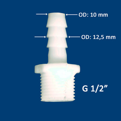 THC-EC-G1/2-10 Anschlussadapter EC/G½ x 10 mm