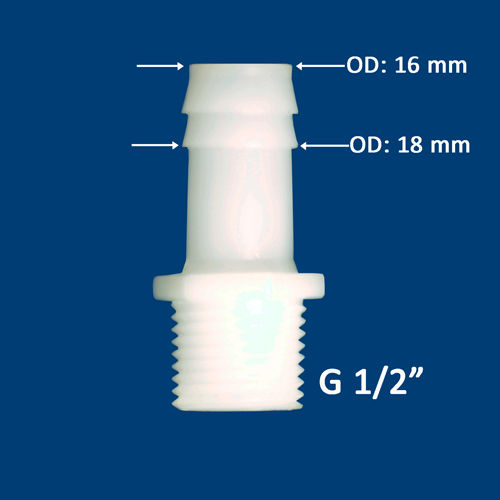 THC-EC-G1/2-16 Anschlussadapter EC/G½ x 16 mm
