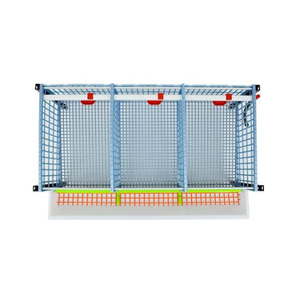 BYK-03-4K – Wachtelaufzuchtbox mit 3 Fächern und 4 Etagen