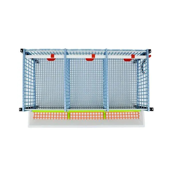 Quail breeding box with 3 compartments and 4 tiers - BYK-03-4K