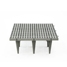 PF-CH-G23-H21 Kunststoffsrost 50x50 cm mit 9 x 20 cm Beinen