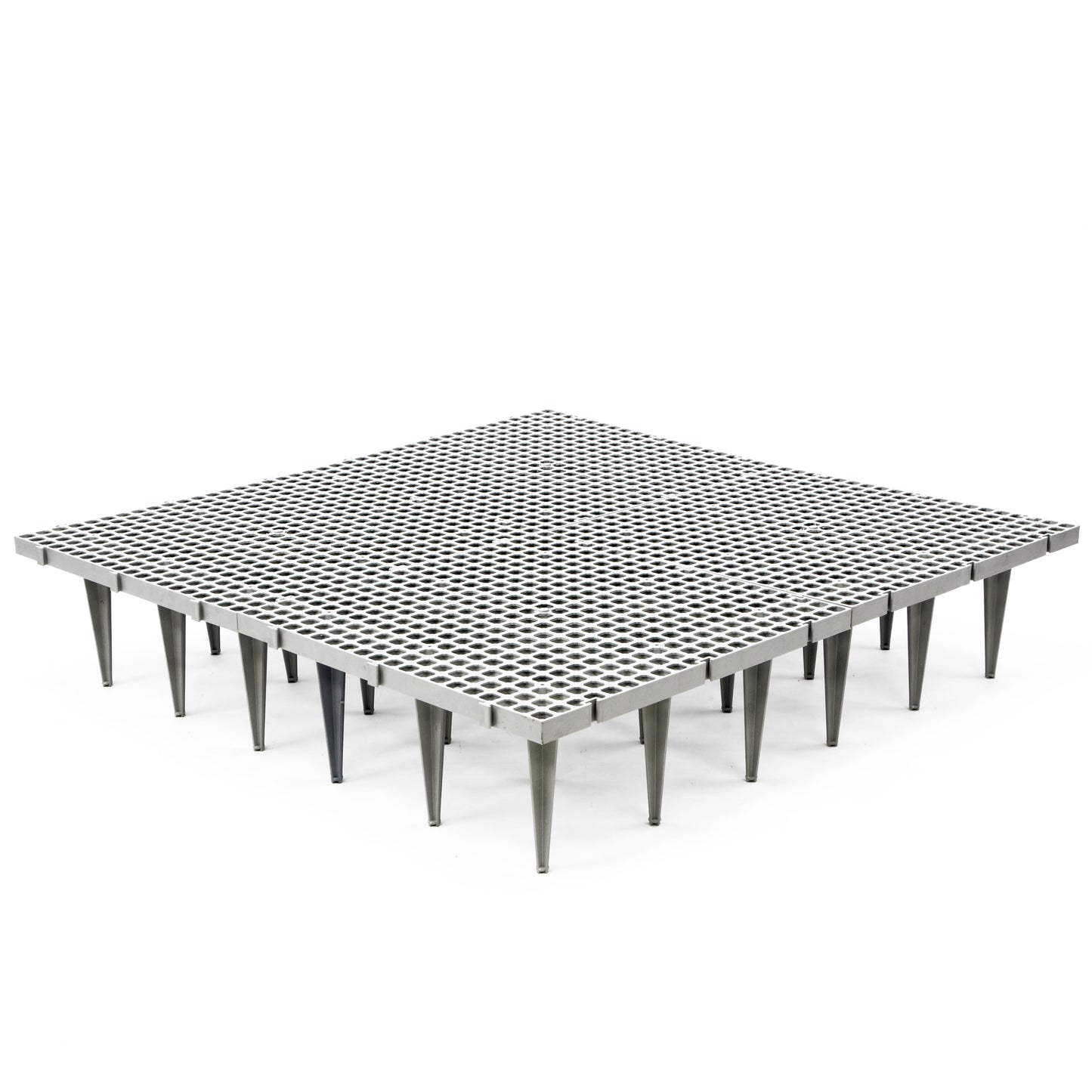 PF-CH-G23-H21 Kunststoffsrost 50x50 cm mit 9 x 20 cm Beinen