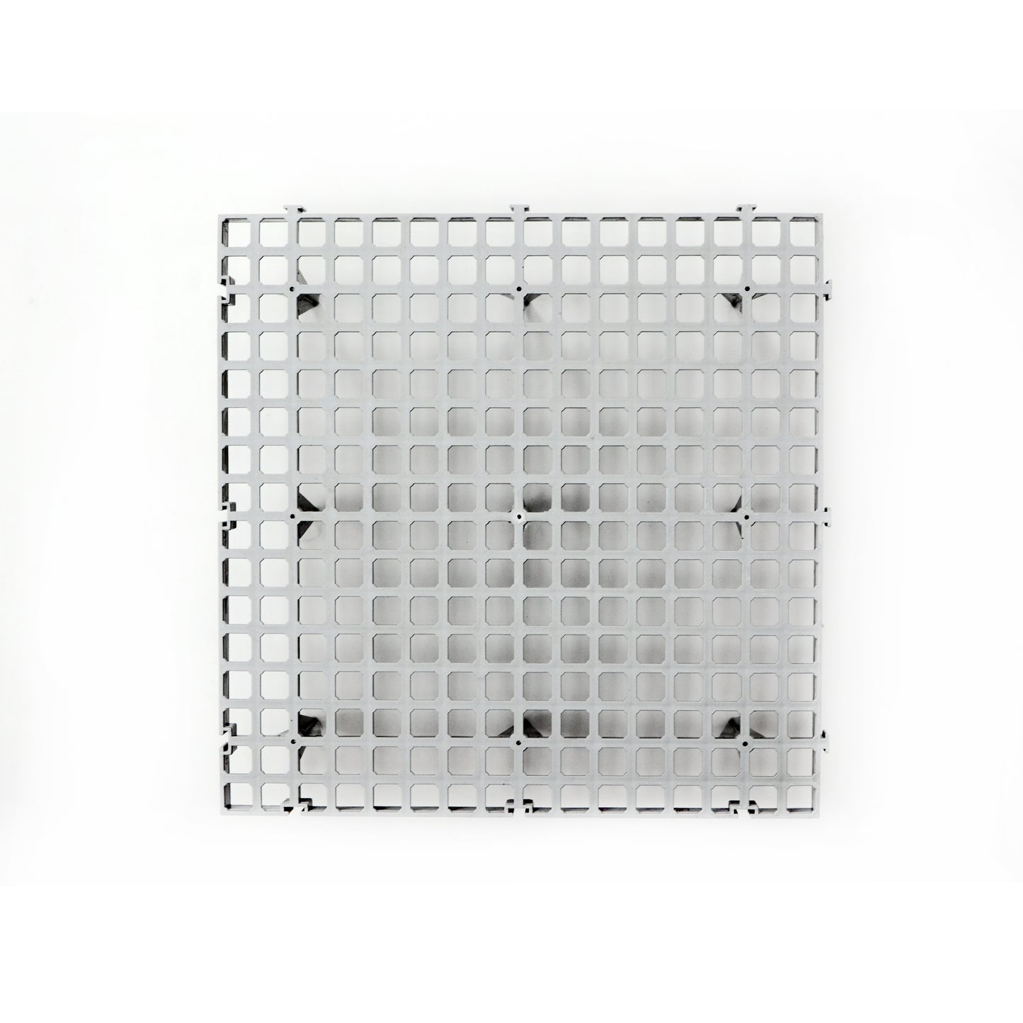 PF-CH-G23-H11 Kunststoffsrost 50x50 cm mit 9 x 10 cm Beinen