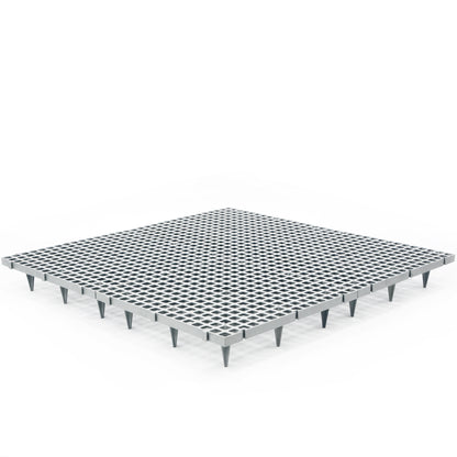 PF-CH-G23-H11 Kunststoffsrost 50x50 cm mit 9 x 10 cm Beinen
