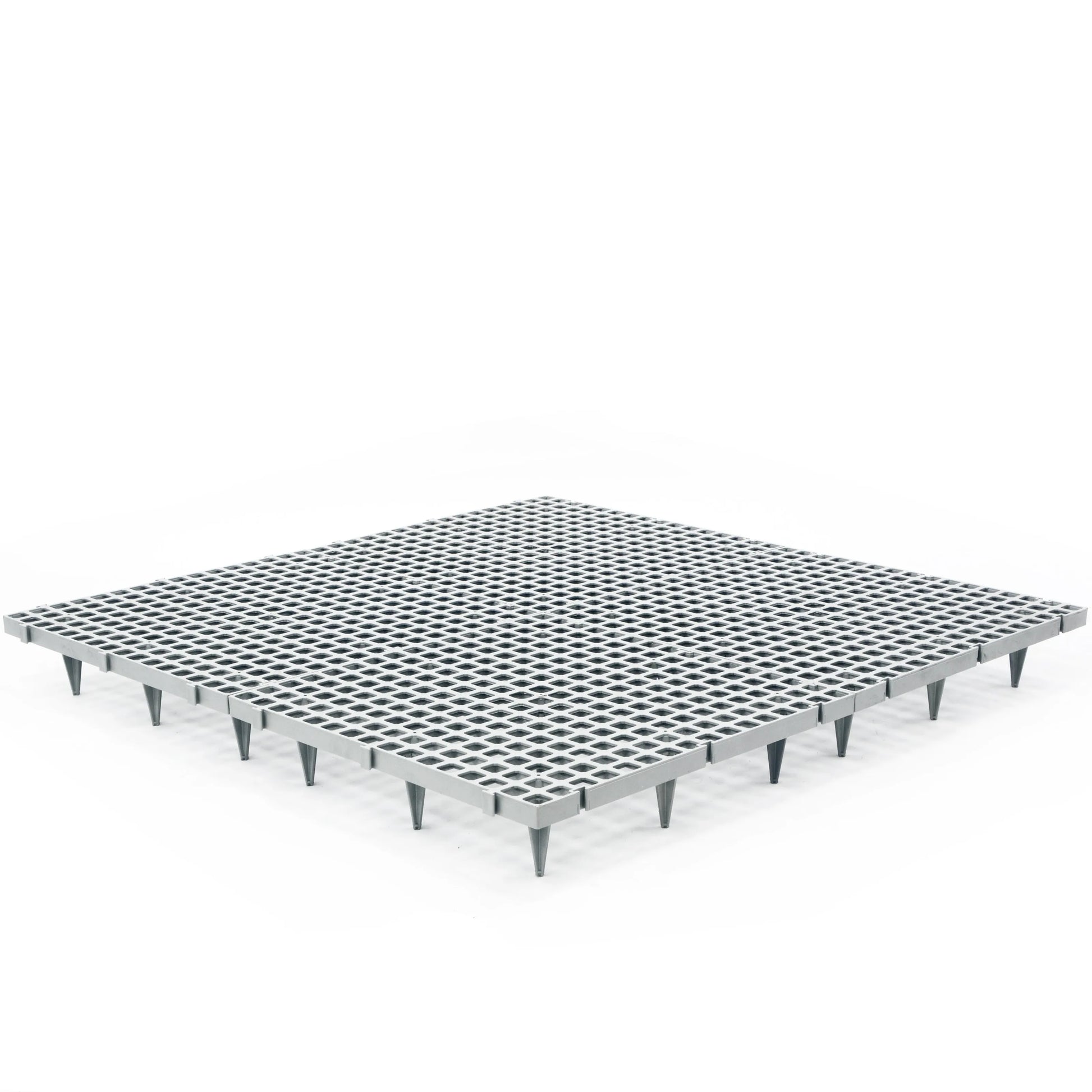 Kunststoffsrost 50x50 cm mit 9 x 10 cm Beinen - PF-CH-G23-H11