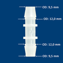 THC-SC-10 SC Schlauchverbinder 9,5 x 9,5 mm